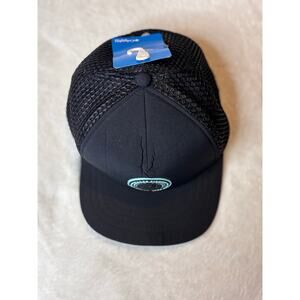 Columbia OSFM Black Skip Cast 3D Stretch Mesh Snap Back Hat NWTs